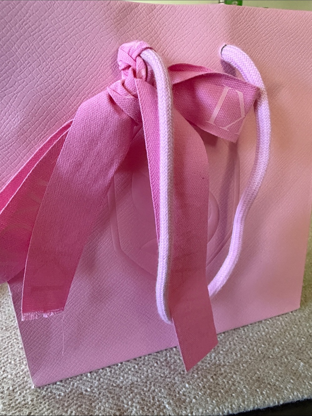 SWAROVSKI pink shopping bag